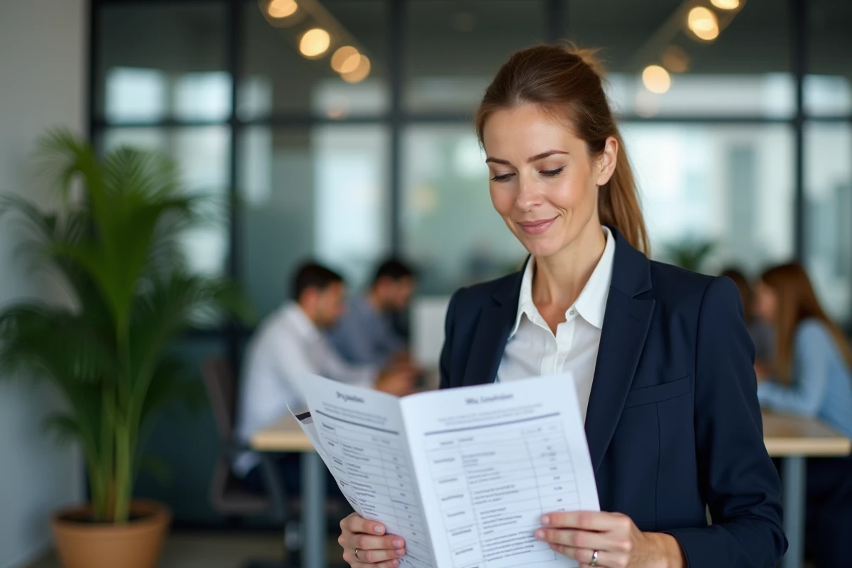 Femme active en cumul d'emplois comparant ses régimes de cotisations sociales MSA et Urssaf