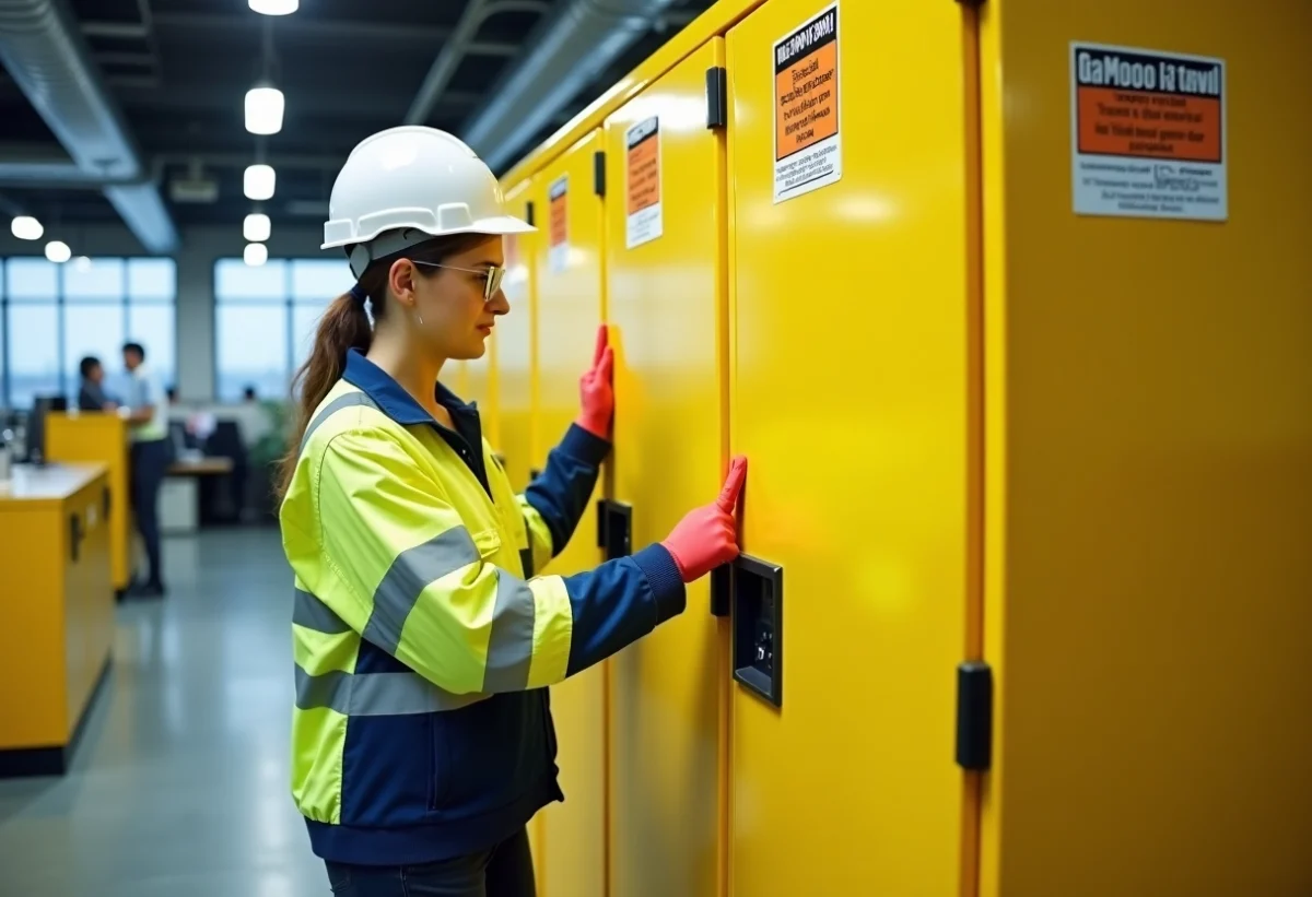 stockage sécurisé produits